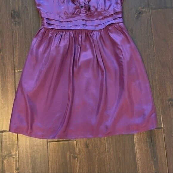 Forever 21 Purple Ruffle Fit and Flare Dress S - Picture 2 of 6